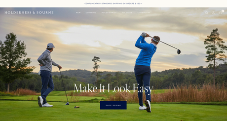 Shopify Plus Design & Development for Holderness & Bourne